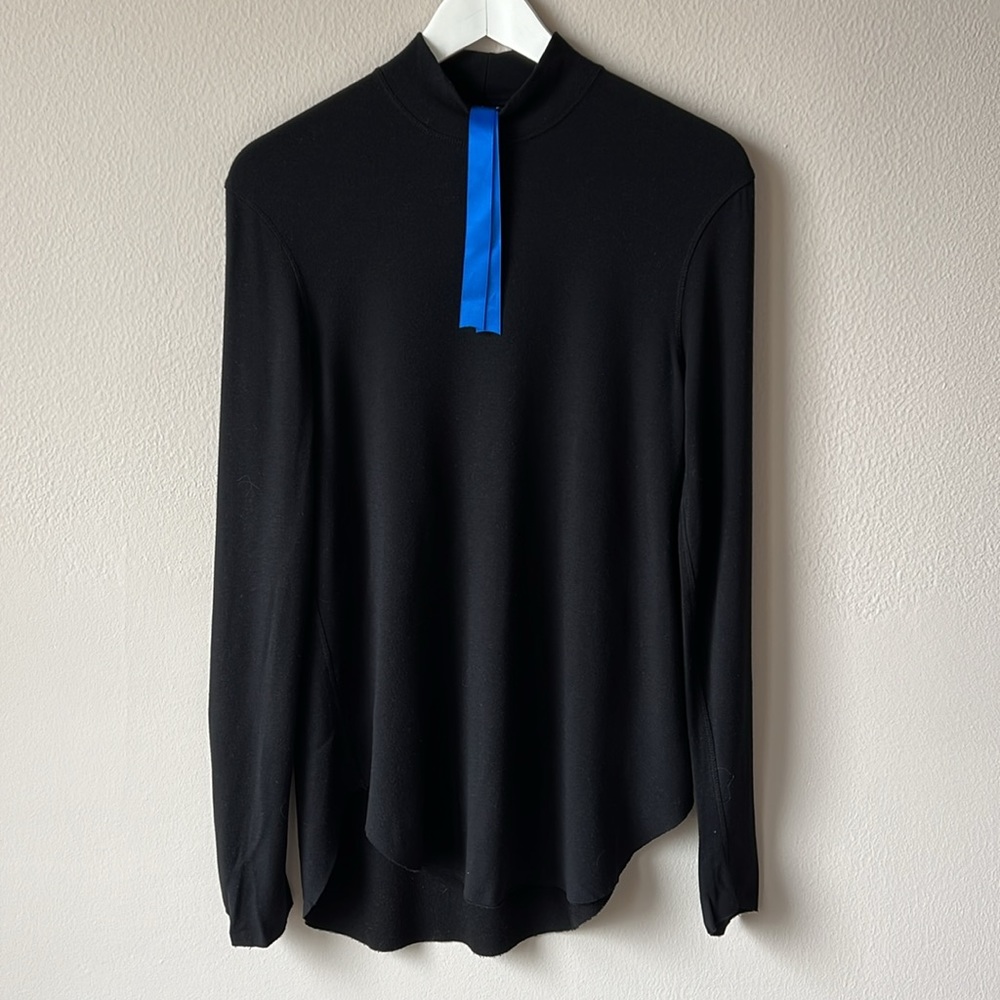 Kit and Ace Ahrens - Brushed Mock Neck in Black